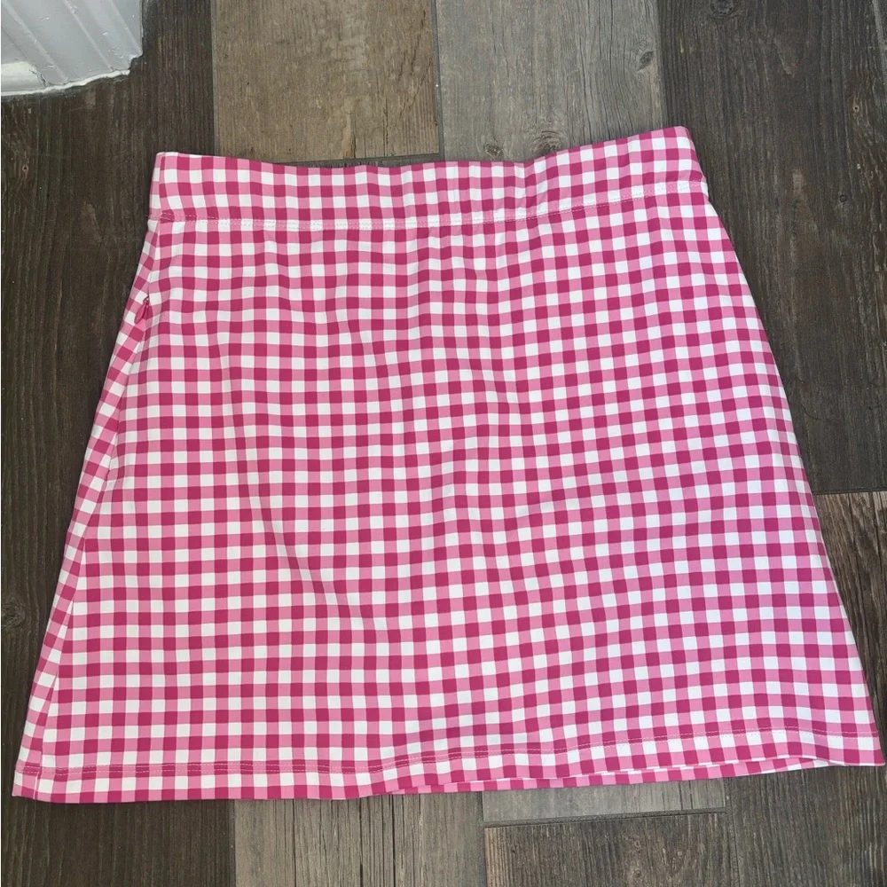 J McLaughlin gingham print skort - Picture 6 of 6